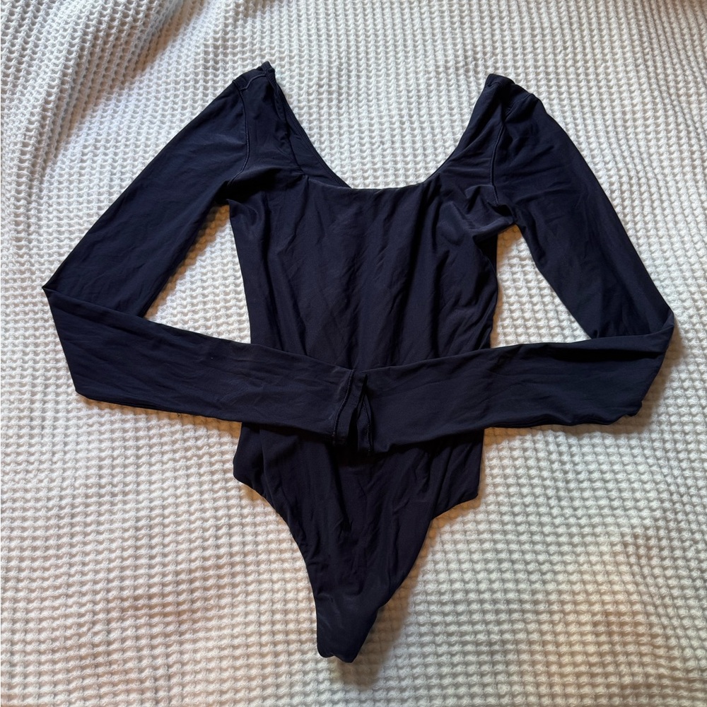 aerie smoothez long sleeve bodysuit
